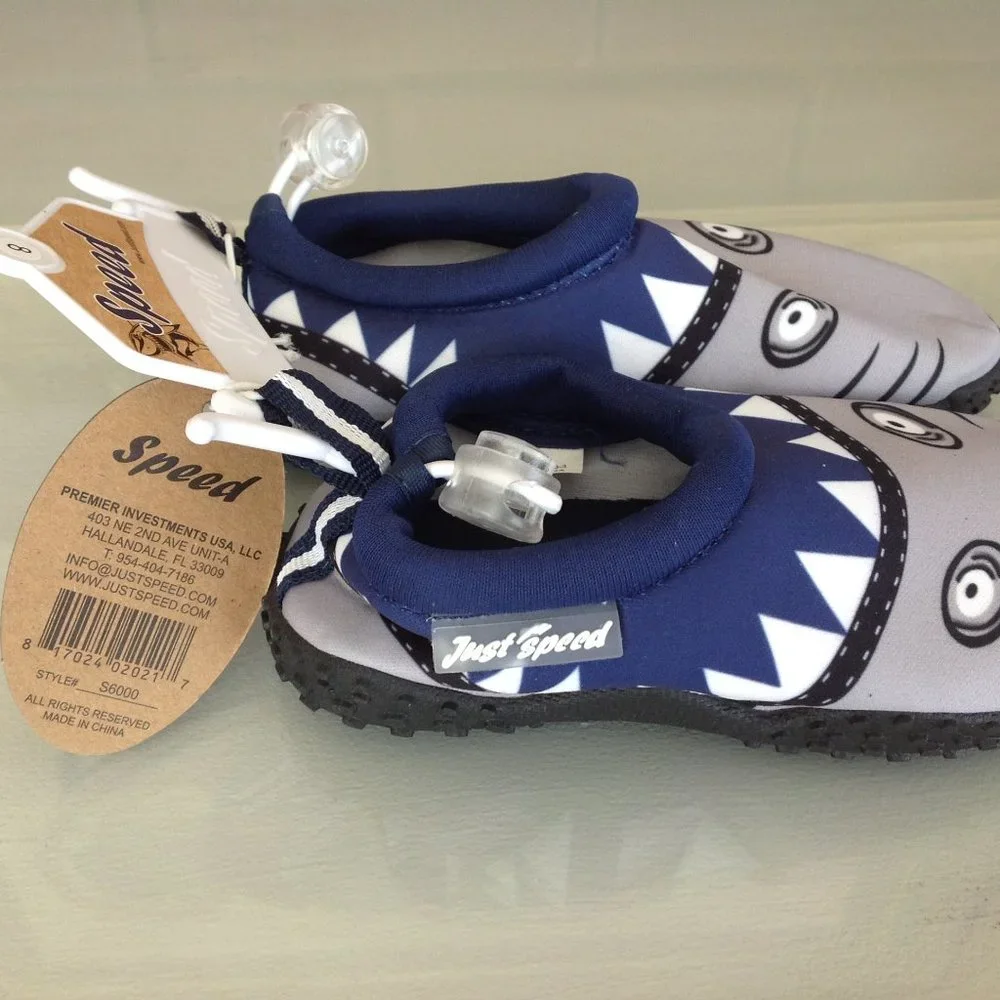 Sz 8 Childrens Speed Shark Water Shoes